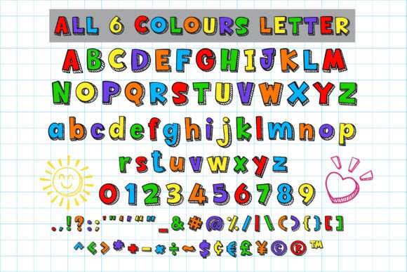 School Kits Font preview 2