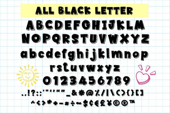 School Kits Font preview 3