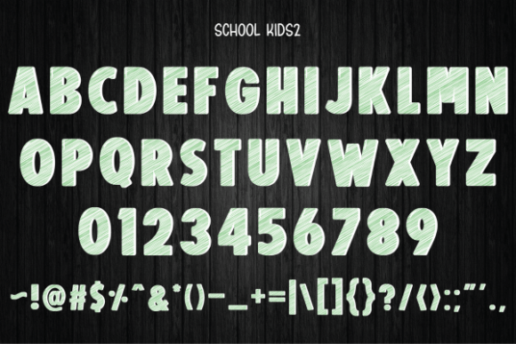School Kids Font preview 4