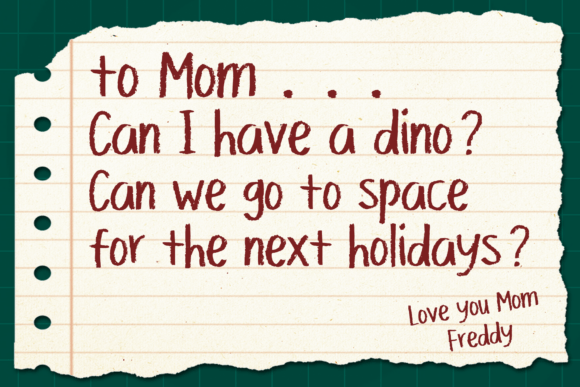 School Pencil Font preview 3