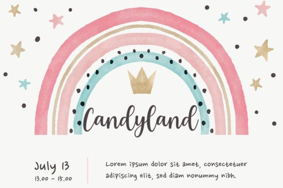 Barbie Font preview 3