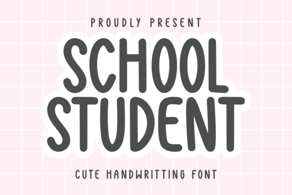 School Student Font