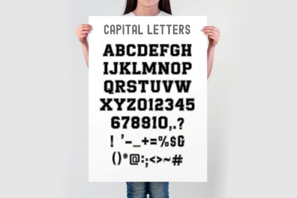 School Varsity Font preview 7