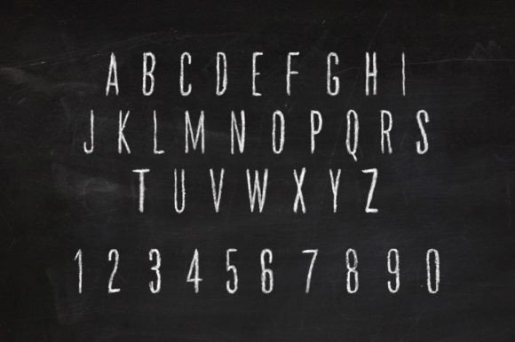Schoolhouse Font preview 3