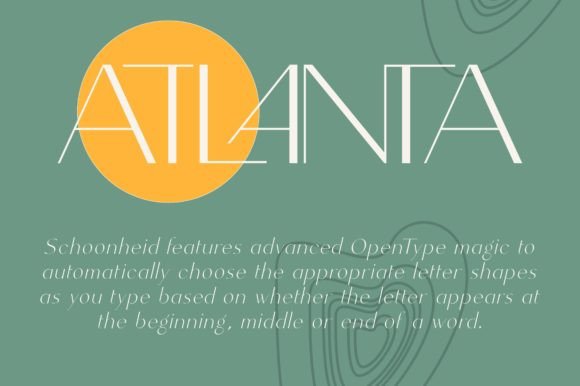 Schoonheid Font preview 2