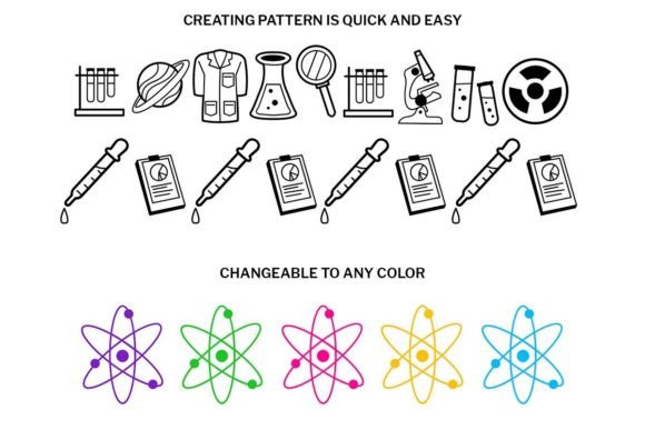 Science Doodle Font preview 3