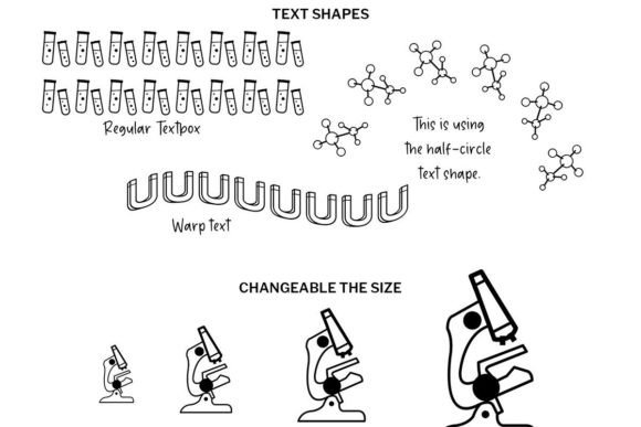 Science Doodle Font preview 4