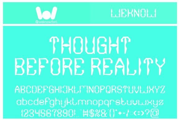 Scientific View Font preview 3