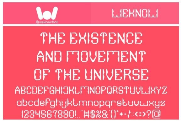 Scientific View Font preview 4