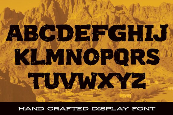 Scorch Font preview 3
