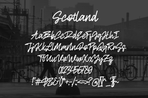 Scotland Font preview 2