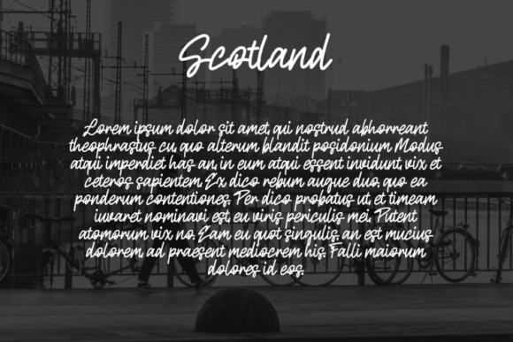 Scotland Font preview 3