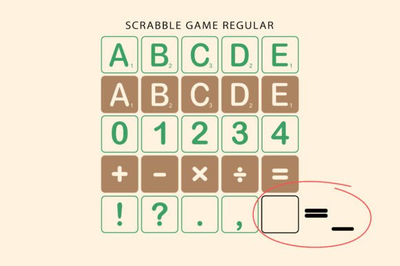 Scrabble Game Font preview 4