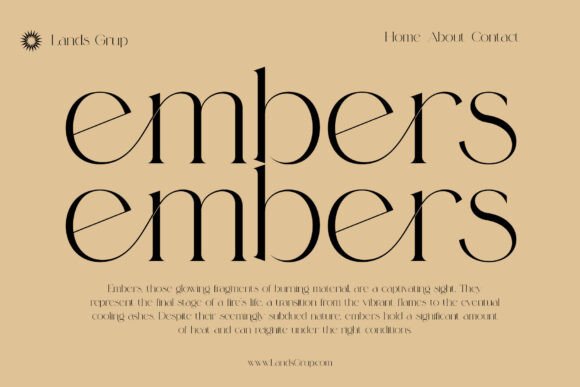 Blasing Font preview 2