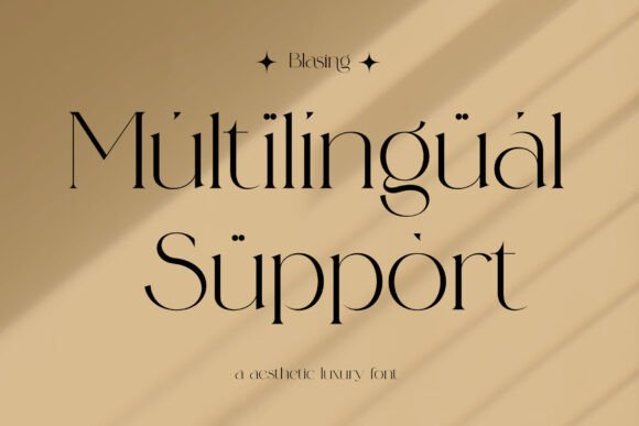 Blasing Font preview 4