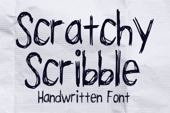 Scratchy Scribble Font