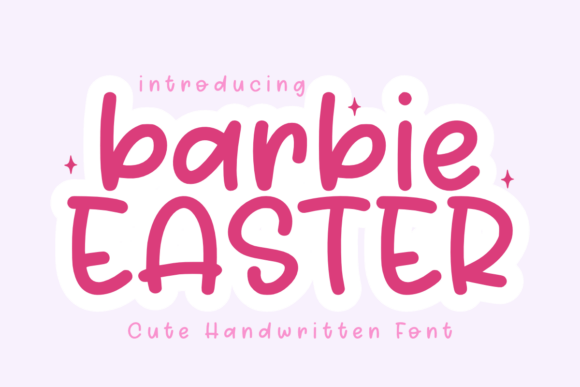 Barbie Easter Font Barbie Easter Font