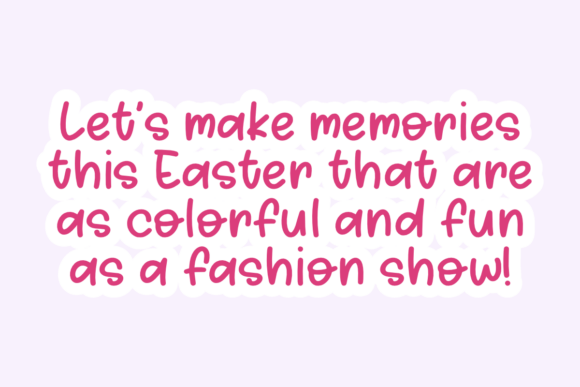 Barbie Easter Font preview 2
