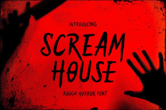 Scream House Font Scream House Font