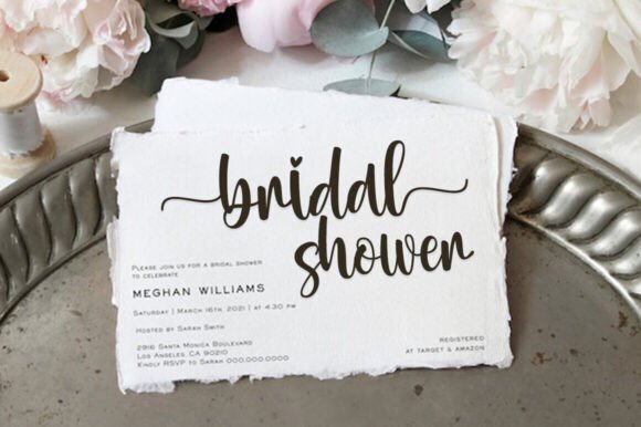 Script Gathering (bundle) Font preview 3