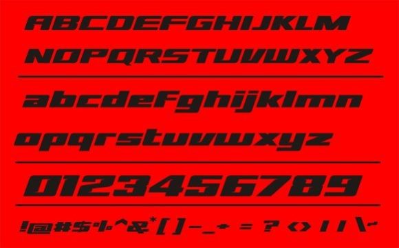 Sd Prostreet Font preview 3