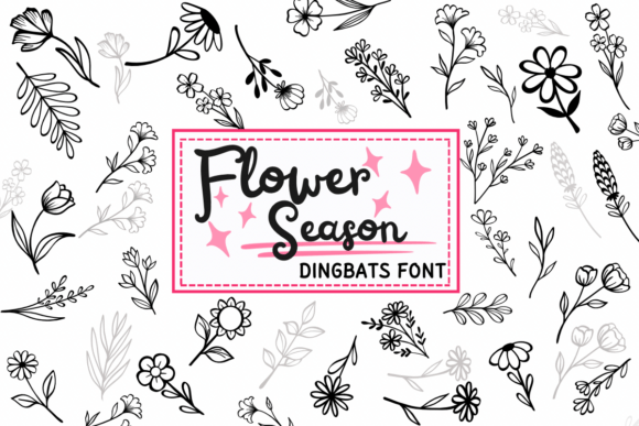 Season Flower Font Season Flower Font