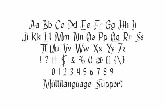Secret History Font preview 4