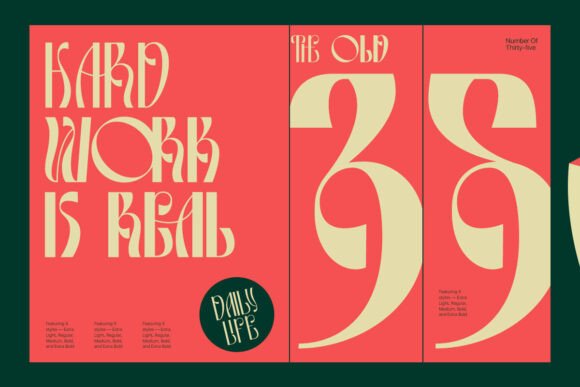 Cario Font preview 2