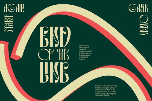 Cario Font preview 3