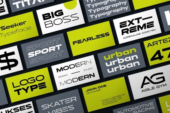 Seeker Font preview 3
