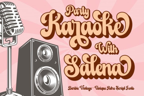 Barbie Vintage Font preview 2