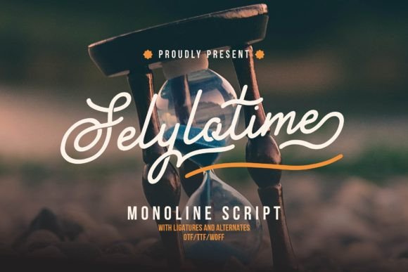 Selylotime Font Selylotime Font