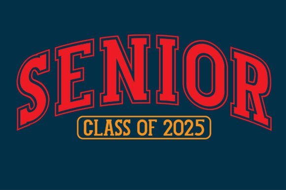 Senior Varsity Font preview 2