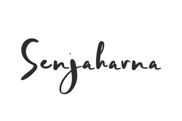 Senjaharna Font Senjaharna Font