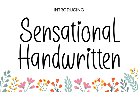 Sensational Handwritten Font Sensational Handwritten Font