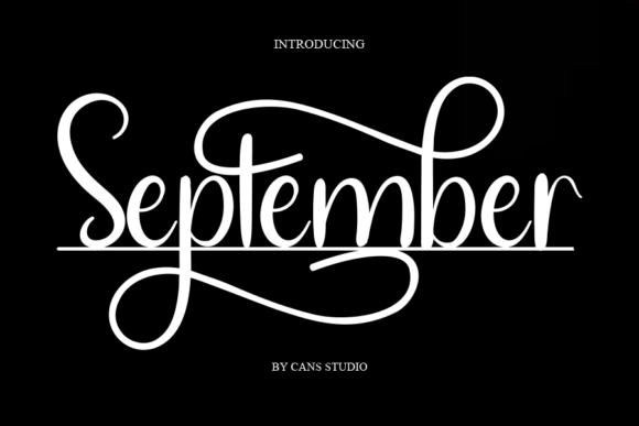 September Font preview 2