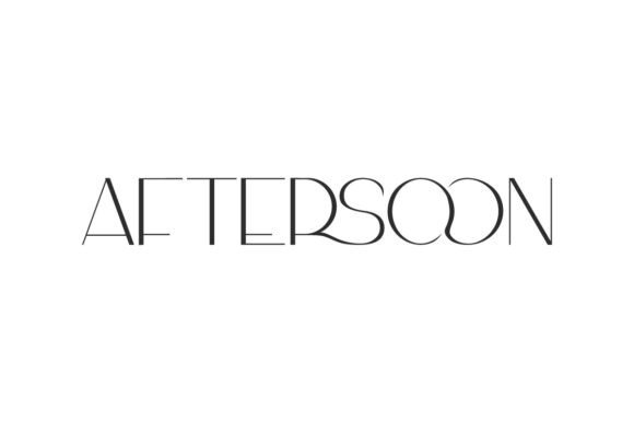 Aftersoon Font Aftersoon Font