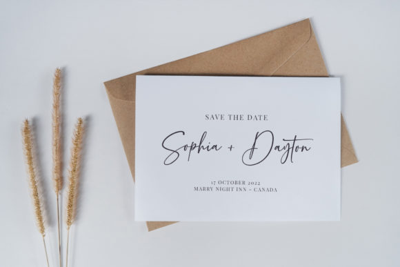 Serathine Font preview 2