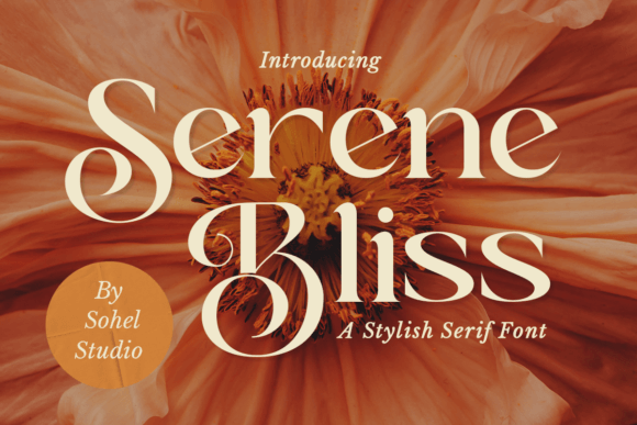Serene Bliss Font Serene Bliss Font