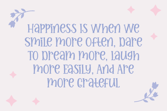Served Happily Font preview 4