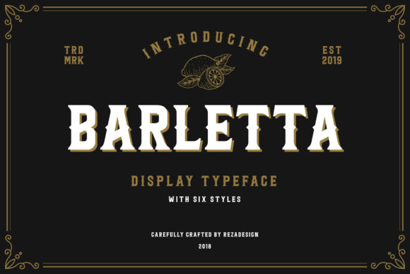 Barletta Font Barletta Font
