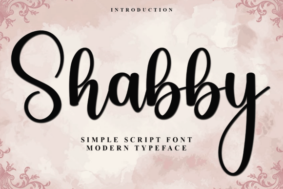 Shabby Font preview 2
