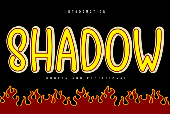 Shadow Font preview 2