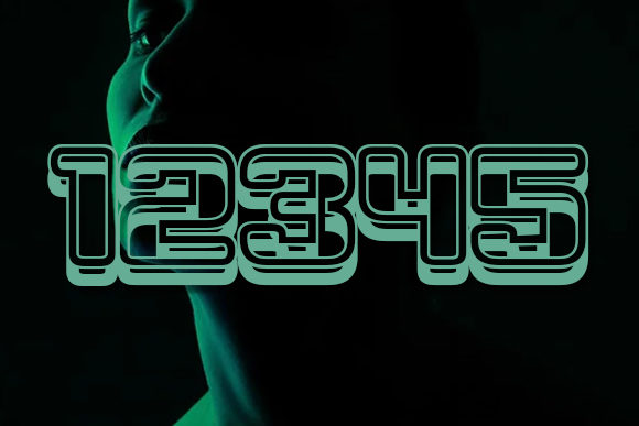 Shadow Font preview 3
