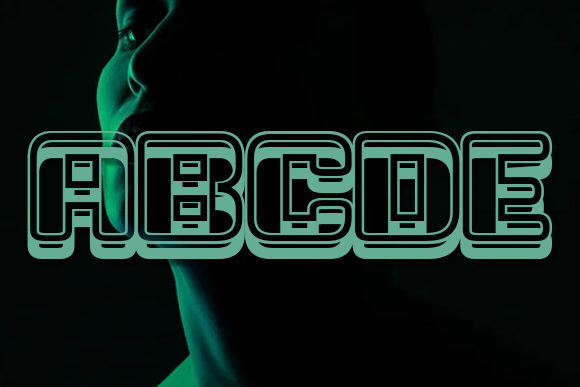 Shadow Font preview 5