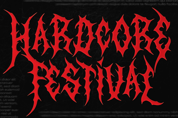 Blekmary Font preview 3