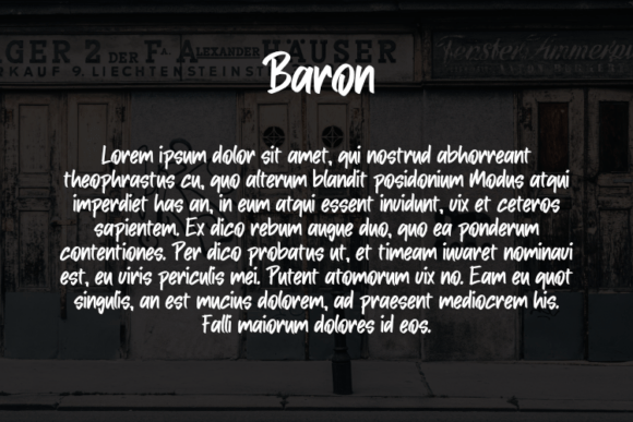 Baron Font preview 3