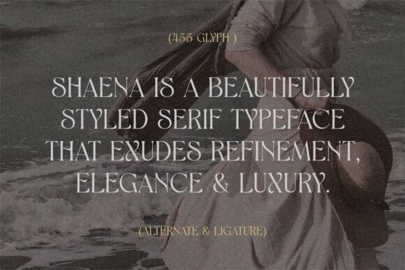 Shaena Font preview 2