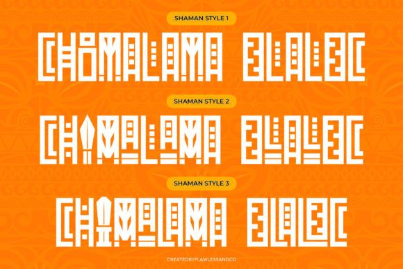 Shamans Font preview 4