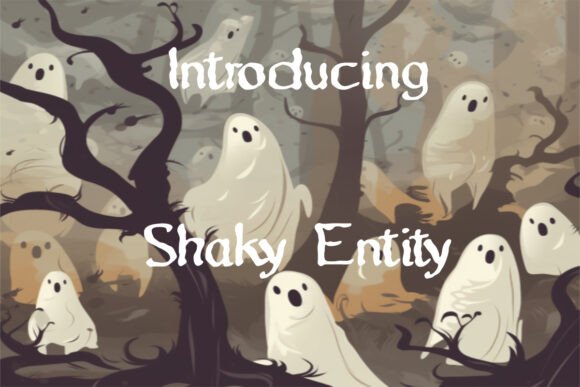 Shaky Entity Font preview 4